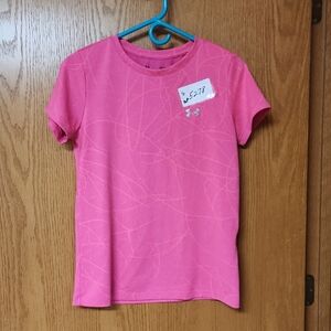 Under Armour Tee in Vibrant Pink womens S number 5278